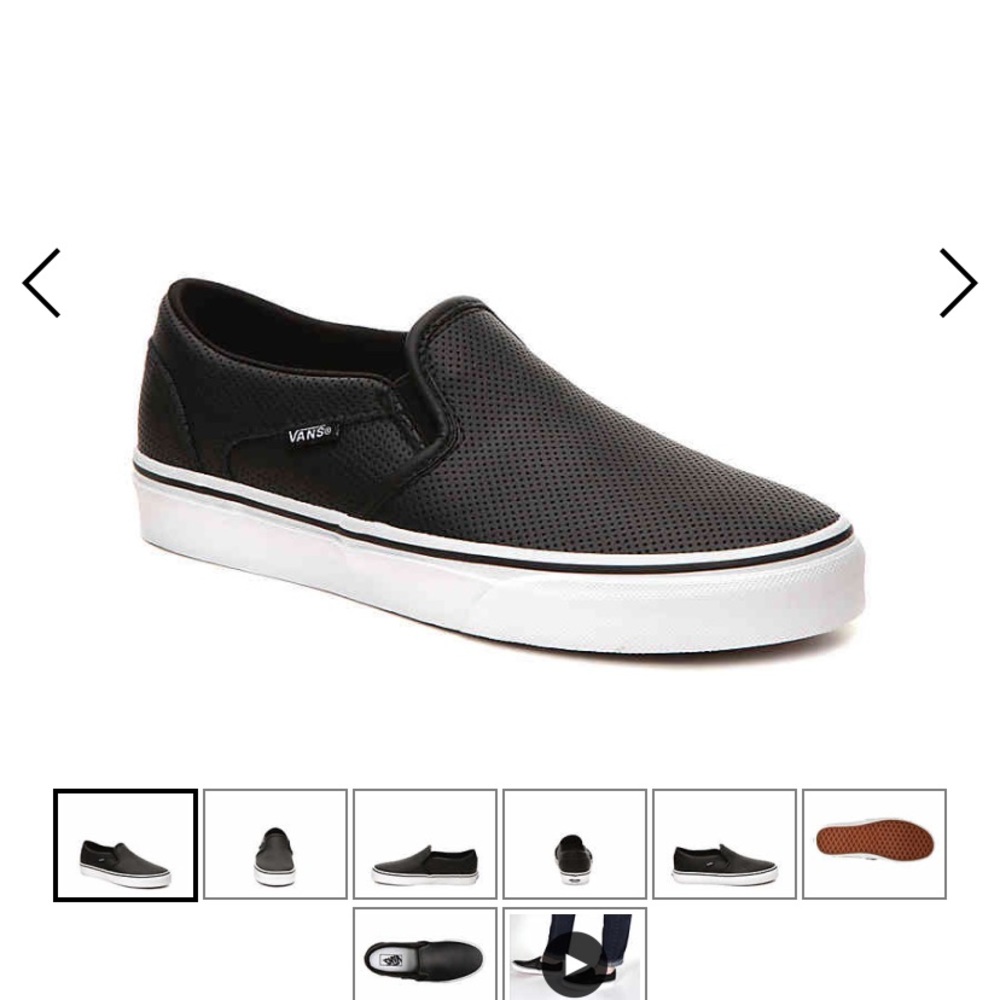 Black Vans size 9